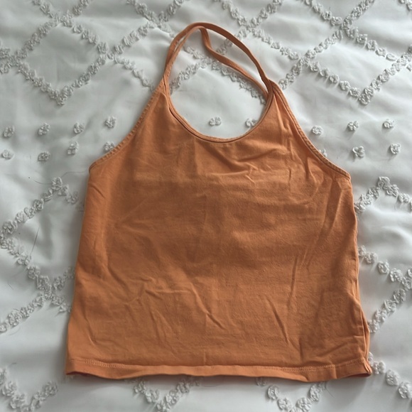 AE cropped orange halter top - Picture 4 of 5